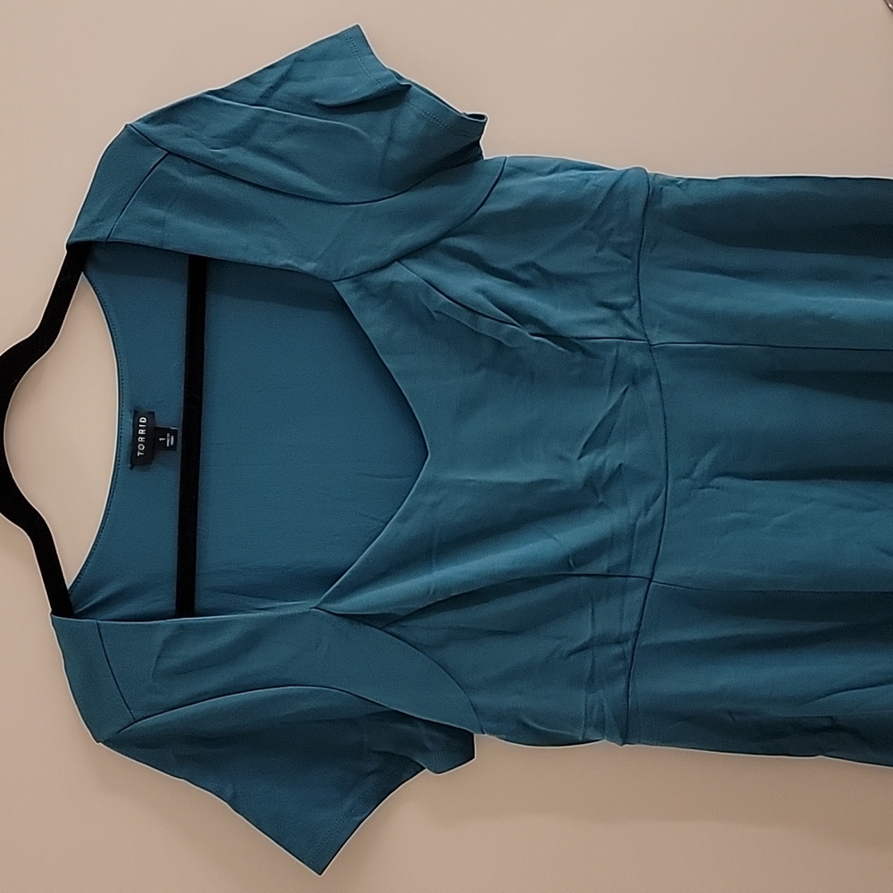 Torrid teal dress